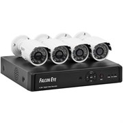 Комплект видеонаблюдения IP KENO 0402/D KIT (дом) 4-канальный