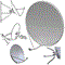Антенна спутниковая офсетная АУМ CTB-0.9-1.1 0.8 Logo St с лого Триколор с кронштейном - фото 4703