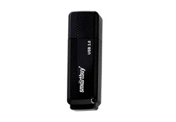 Flash USB накопитель 128 SMART BUY 128GB Dock USB 3.0 черная с колпачком - фото 4768